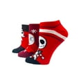 thumbnail image 4 of Disney Nightmare Before Christmas Women's Holiday No-Show Socks, 3-Pack, Size 4-10, 4 of 5