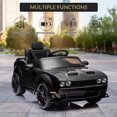 thumbnail image 3 of Licensed Dodge Challenger Kids Electric Car 12V Ride On Car Battery Powered Electric Vehicles with Remote Control, LED Lights, Bluetooth, MP3 for Boys Girls, 3 of 9