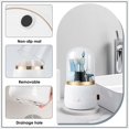thumbnail image 4 of Soportes para cepillos de dientes EXIN DECHEN de 7 ranuras con tapa para baño, 4 of 6