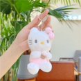 thumbnail image 5 of FeiKong Sanrio Cartoon Anime Kt Cat Pendant Fashion Plush Toy Doll Keychain Creative Backpack Decoration Accessories Children Gifts, 5 of 6