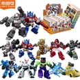 thumbnail image 4 of Transformer Blind box Toys Defender Version 1 2 3 Optimus Prime Starscream Bumblebee Building Blocks Action Figure, 4 of 5