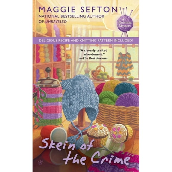 Knitting Mystery Skein of the Crime, Book 8, (Paperback)