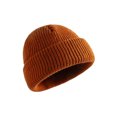 thumbnail image 2 of Minnieouse Gorro de punto elástico grueso invierno cálido deportes al aire libre senderismo viajes nieve esquí gorra accesorios casuales para mujer Sombreros Rojo naranja Minnieouse AP013203-19, 2 of 6