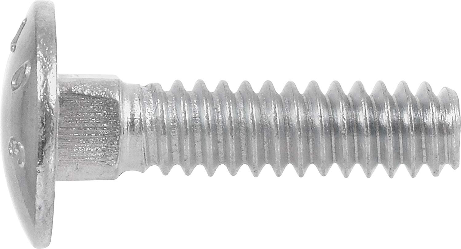 Hillman 240051 Carriage Bolt, 1/4 x 4-1/2-Inch, Steel, Zinc-Plated, Silver, 100-Pack - image 2 of 2
