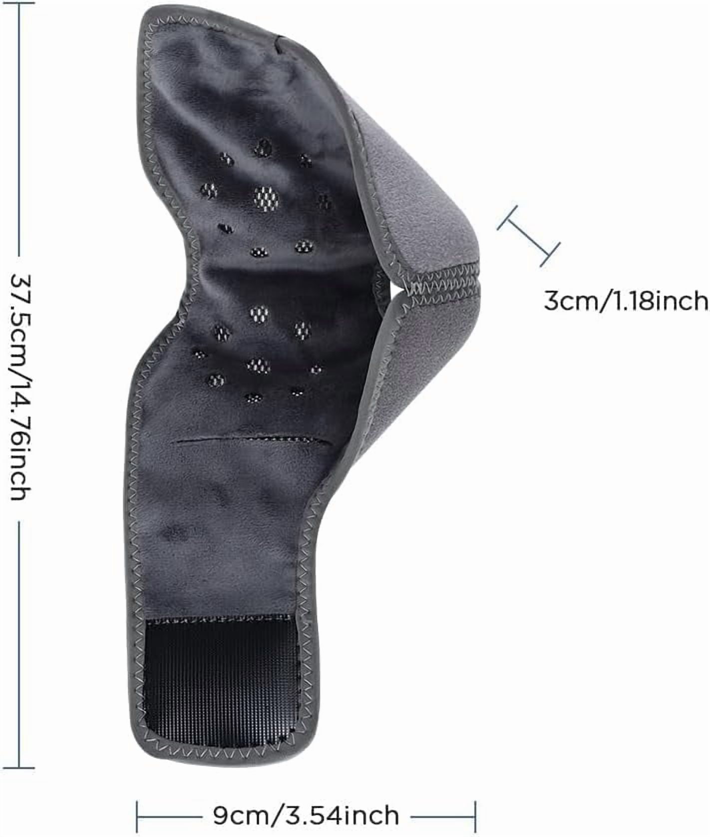 Foot Triple Method Massager - Cordless Portable Foot and Ankle Massager with 3D Heat Wrap, Adjustable Fit & Soothing Vibration Foot Massagers, Ideal Gift for Parents, Daily Relaxation & Relief – Gray