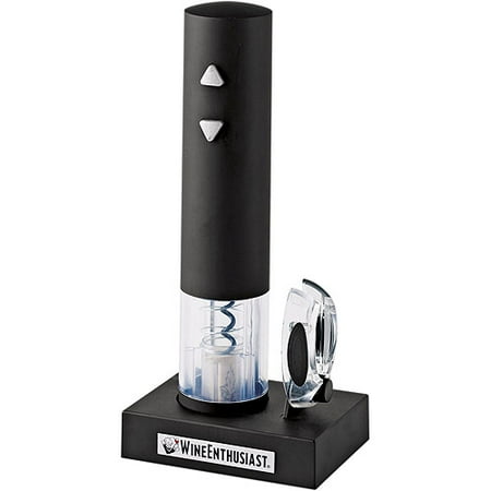 Wine Enthusiast Electric Blue Push-Button Corkscrew