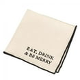 thumbnail image 1 of Set of 6 Eat, Drink & Be Merry Stitch Napkins, 1 of 3