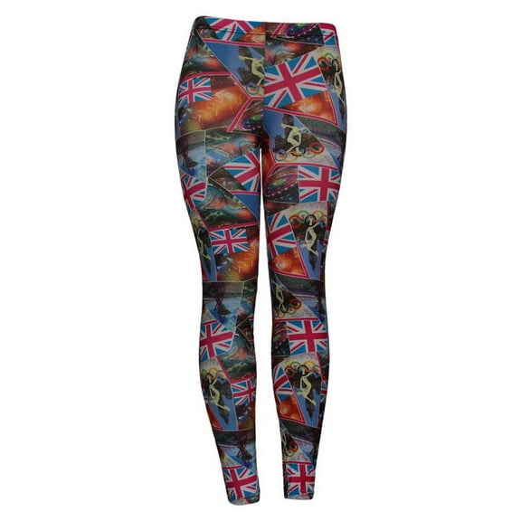 British Olympians Ladies Leggings Shear Tights - Small/Medium