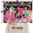 thumbnail image 2 of JOJO Siwa Taspestry Wall Decor 7th Party Supplies Background BackdropBanner Post Decor Decorations, 2 of 6