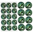 thumbnail image 5 of TAILTOSS 5Sheets 10StickersPerSheet Round Green PVC Pot Labels for Vegetable Seedling Labels, 5 of 8