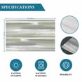 thumbnail image 6 of Sage Green Placemats Set of 8, Modern Abstract Grey Striped Art Placemats for Dining Table, Place Mats for Kitchen Tabletop, Waterproof Wipeable Dining Table Mats Set, 6 of 9