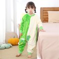 thumbnail image 6 of WIBACKER 9M-6Y Baby Warm Flannel Sleeping Bag with Feet, Dinosaur Sleepsuit, Kids Toddler Boys Girls Double Zipper Wearable Sleep Sack, 6 of 9
