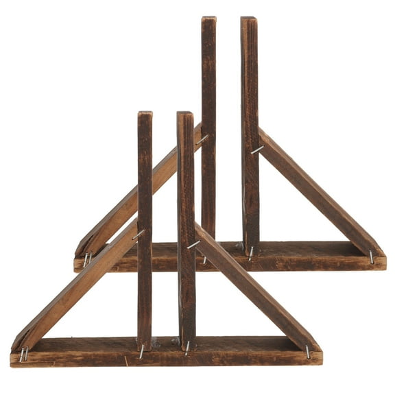 WHAMVOX  2 Pcs Fence Support Feet Tall Post Stabilizer Solid Wood Baby Office