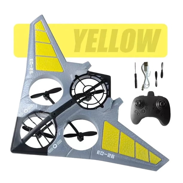 Avión de control remoto 2025 V17, avión de combate con control remoto de 2,4 G, planeador amateur, juguete de espuma EPP, dron con control remoto, regalo para niños