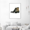 thumbnail image 3 of Giant Art Canvas  30x40 Boots 3 Framed in White, 3 of 3