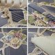 thumbnail image 4 of Nvzi Luxury Floral Jacquard Sofa Cover with Ruffled Super Soft Chenille Couch Cover Non-Slip All Season Sofa Slipcover for Dogs, Children, Pets Furniture Protector (Grey,36x70), 4 of 5