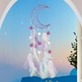 thumbnail image 4 of Wovilon Colorful Dreamcatcher Crescent Shaped Bedroom Dreamcatcher Handwork Wall Decoration Dreamcatcher Feather Crafts, 4 of 6