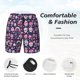 thumbnail image 3 of Fotbe cute Skull rainbow mushroom Traje de Baño para Hombre – Shorts de Natación de Secado Rápido con Forro y Bolsillos-XX-Large, 3 of 6