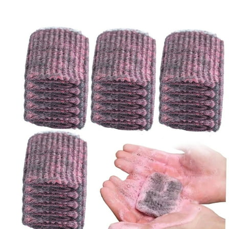 QZS Metal Cooktop Cleaning Pads,Set of 20 Portable Pre-Soaped Metal Scouring Pads for Easy Cleaning of Pots,Pans,Ovens and Dishes