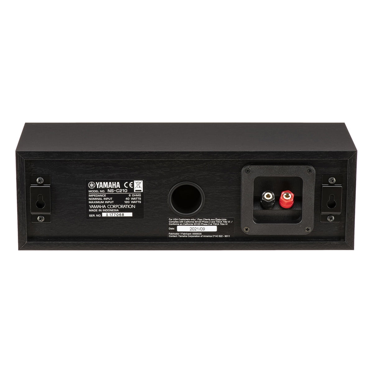 Free Shipping! Yamaha NS-C210 2-way Wall Mountable Speaker, 40 W