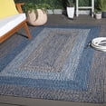 thumbnail image 4 of Safavieh Braided 5'-0" x 8'-0" Hand Woven Rug in Navy / Blue, 4 of 18