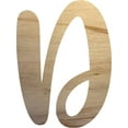 thumbnail image 1 of Blank Wooden Craft Letters, Wood Alphabet 18'' Tall Letter D, Jacklin DIY Font, 1 of 3