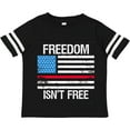 thumbnail image 3 of Inktastic Grunge American Flag Freedom Isn't Free Boys or Girls Toddler T-Shirt, 3 of 5