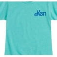 thumbnail image 3 of Barbie - Ken Emotion Grid - Girls Fitted Short Sleeve Graphic T-Shirt, 3 of 5