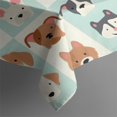 thumbnail image 3 of Lovely Dog Breeds Rectangle Tablecloth 60"x102",Waterproof Polyester Rectangle Table Cloth, Wipeable Spillproof Polyester Tablecloth for Dining, Camping, Indoor and Outdoor, 3 of 6