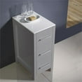thumbnail image 5 of Fresca Torino 12" Modern Wood Bathroom Linen Side Cabinet in Gray, 5 of 5