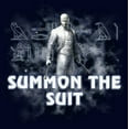 thumbnail image 2 of Men's Marvel: Moon Knight Summon the Suit Graphic Tee Navy Blue Small, 2 of 5