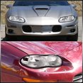 thumbnail image 3 of AJP Distributors Chrome Housing Clear Headlights Driving Signal Bumper Lamps Assembly Pair Left & Right Compatible/Replacement For Chevrolet Chevy Camaro Z28 SS 1998 1999 2000 2001 2002 98 99 00 01 02, 3 of 6