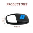 thumbnail image 4 of Gear Shift Knob Head Cover Trim For Dodge Challenger Charger Interior Decoration Accessories 2015-2024 / Durango 2016-20243 ABS -Challenger War Horse-Shift knob(all inclusive)-Black blue label, 4 of 6