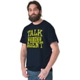 thumbnail image 4 of Talk To My Agent Sarcastic Athlete Men's Graphic T Shirt Tees Brisco Brands X, 4 of 4