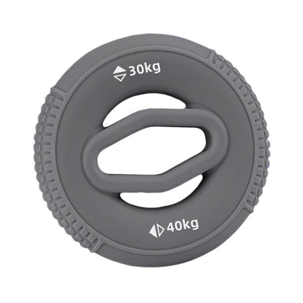 Ejercitador de muñeca y antebrazo para fortalecer el agarre de la mano, pelota de ejercicio de agarre, pinza de mano gris 30 a 40kg