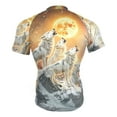 thumbnail image 4 of joogoo Wolf at Sunset Pattern Men's Cycling Jerseys Mountain Bike Short Sleeve Tops 2XL, 4 of 7