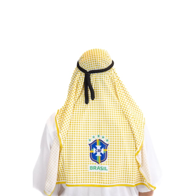 Turbante Unisex Mundial De Fútbol Qatar Selección De Brasil PROMOQATAR TUBRA01