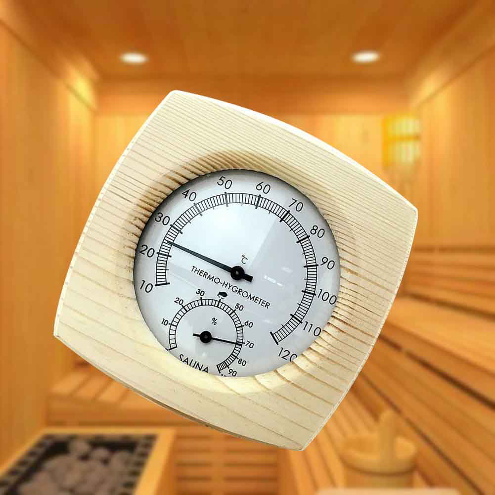 BEST QUALITY AND FREE SHIPPING! PREMIUM CEDAR SAUNA THERMOMETER 