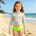 thumbnail image 2 of Shadoumai Girls Swimsuits Size 10-12 Ruffle Bikini Sets for Girls Tie-Straps Tankini for Girls 3 Piece Ruffle Ruffle Bathing Suit, 2 of 4