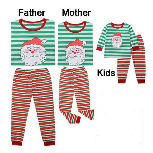 2020 Brand New Family Matching Clothes Chiristmas Pjamas Set Long sleeve Pullover Top and long pants Outfit 2PCS Set