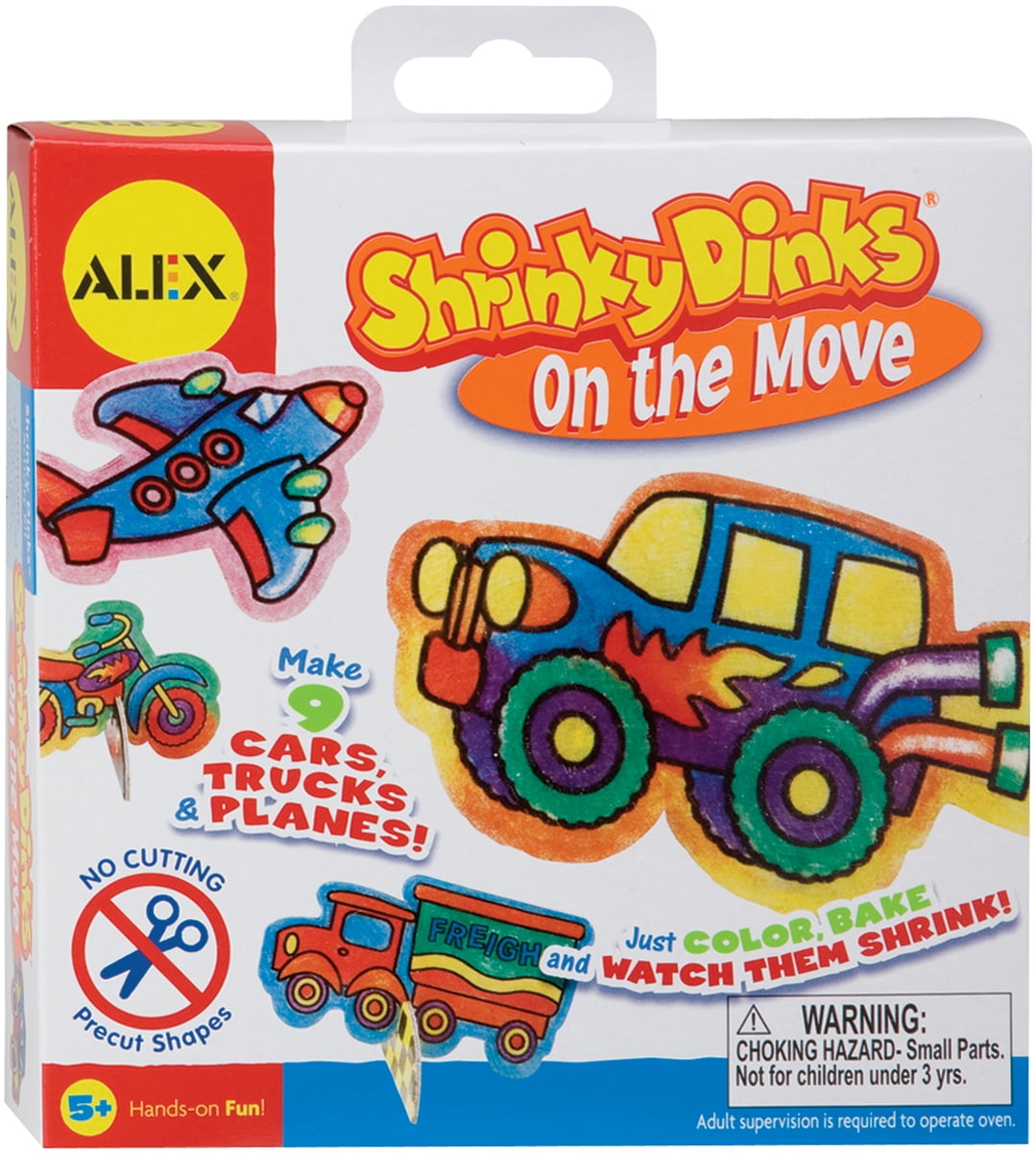 ALEX Toys Shrinky Dinks Kit, On The Move Jewelry