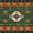 Orange Green, variant on jejeloiu Bold Tribal Bed Sheets,Southwest Print Full Size Sheets For Boys,Red Gray,4-Piece,1 Flat Sheet, 1 Fitted Sheet and 2 Pillowcases