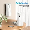 thumbnail image 2 of Haokaini Automatic Air Freshener Spray Machine, Free Standing/Wall Mount Fragrance Dispenser for Home, Bathroom, Hotel, Office, Commercial Place, White, 2 of 8