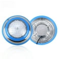 thumbnail image 3 of Lámpara de pared LED subacuática para piscina de acero inoxidable de 12 V con borde azul de 12 W, IP68, resistente al agua, colorida, con control remoto, 3 of 3