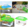 thumbnail image 3 of Racing Butterfly Portable Handheld Plastic Fish Tank Transparent Cutout Design For Turtle PetFish, 3 of 8