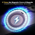 thumbnail image 2 of for Samsung Galaxy S23 Plus Case with Magnetic Invisible Ring Stand, Compatible with MagSafe,  Drop Protection Translucent Matte S23 Plus Phone Case for Men and Women, Purple, 2 of 14