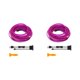 thumbnail image 4 of Scienceny Tira de luces LED para automóvil, 5V, resistente al agua, interfaz USB Universal, para jardín, escenario, Festival, lámpara de ambiente, color Violeta 2piezas Scienceny  CBP370718, 4 of 6