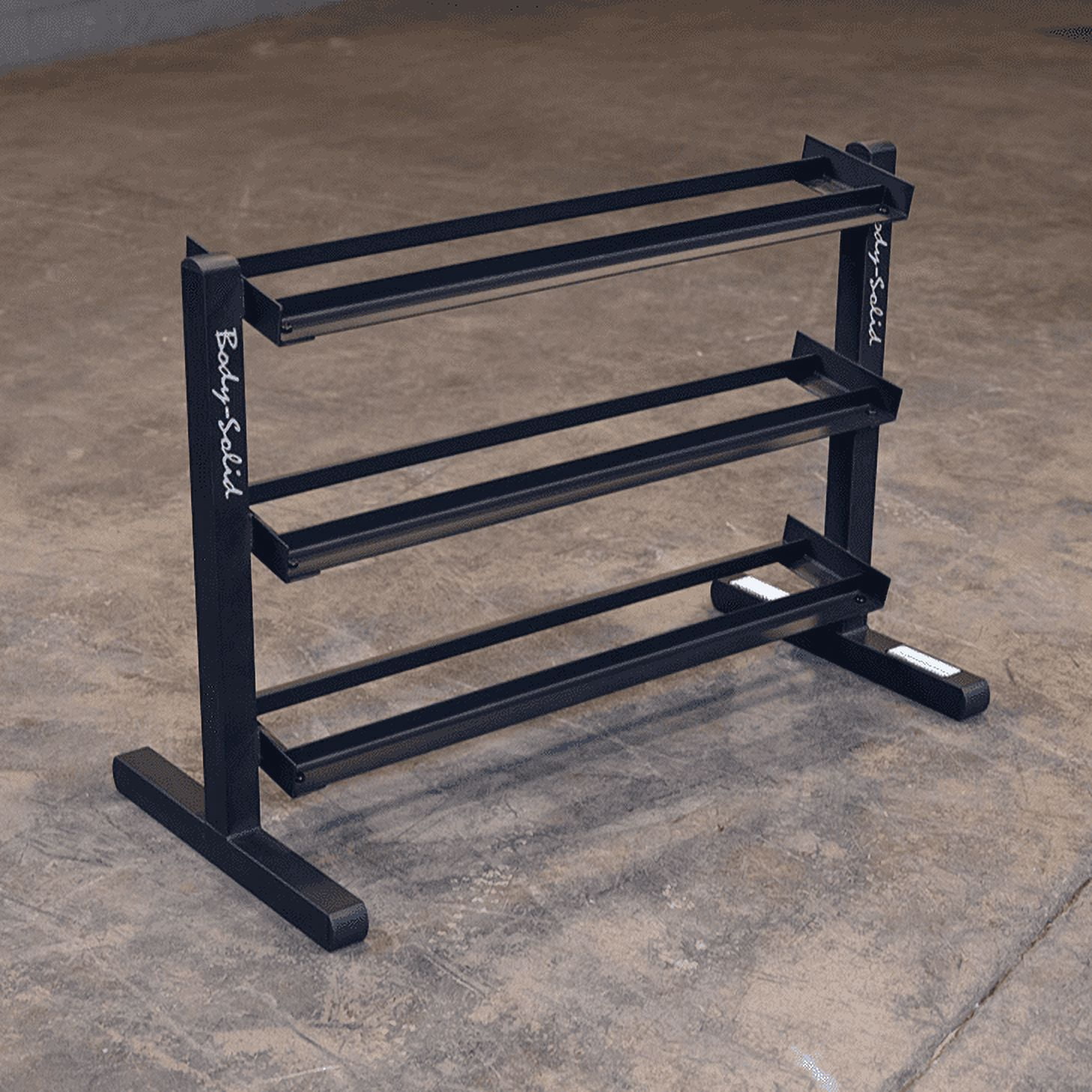 Body-Solid GDR363B 3 Tier Horizontal Dumbbell Rack