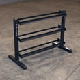 thumbnail image 6 of Body-Solid GDR363B 3 Tier Horizontal Dumbbell Rack, 6 of 10