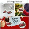thumbnail image 3 of Vintage Red Truck with Christmas Tree Ceramic Christmas Ornament Merry Christmas Red Truck Car with Xmas Tree Funny Christmas Ornaments 2025 Christmas Decorations Ceramic Ornaments, 3 of 8